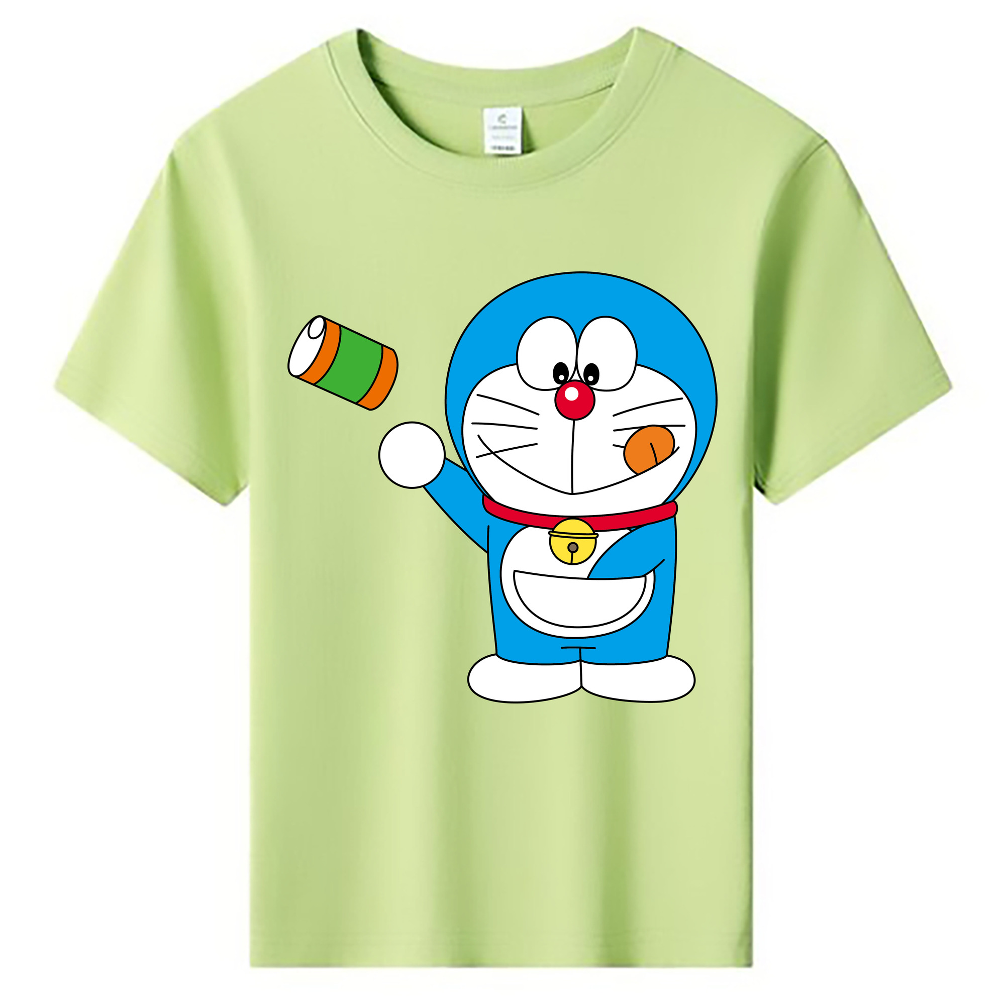 （画像用） ドラえもん Doraemon 綿100％キッズTシャツ（フロントプリント）
